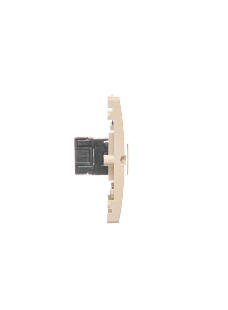 Simon Basic Gniazdo komputerowe RJ45 podwójne kategoria 5e . Montaż gniazda na wkręty do puszki beż BMF52.02/12 KONTAKT