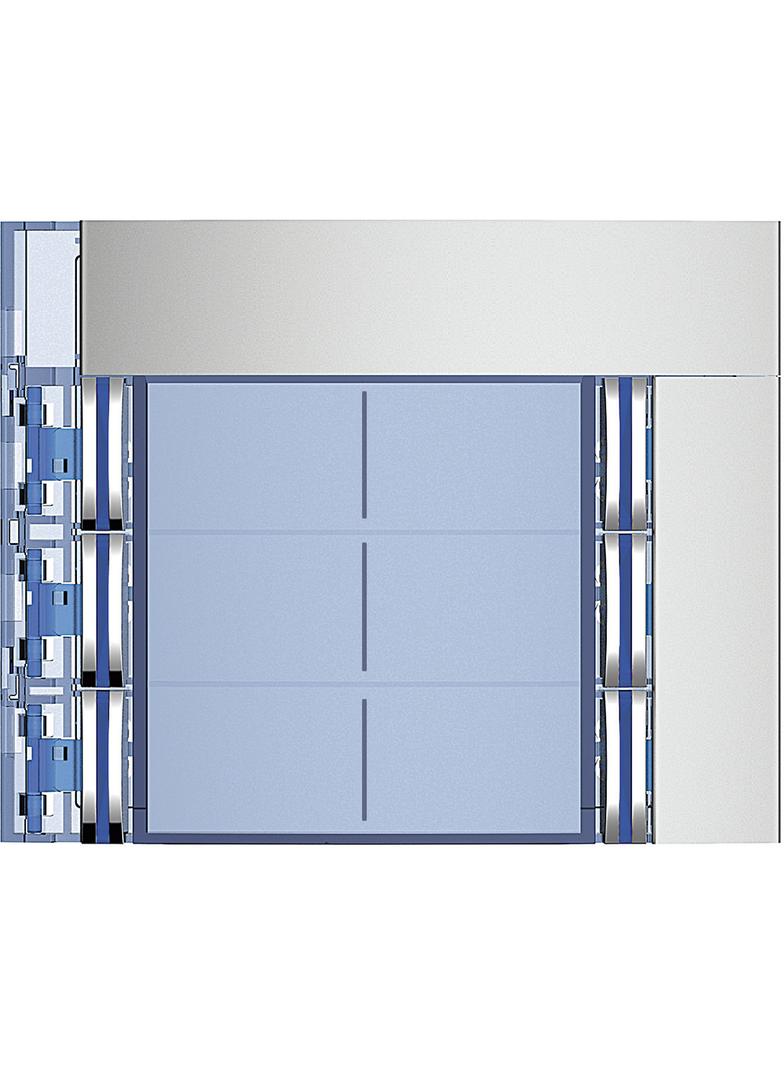 Sfera: Plakietka Modułu Z 2x4 Przyciskami - 2x3 Przyciski - Aluminium 352161 LEGRAND