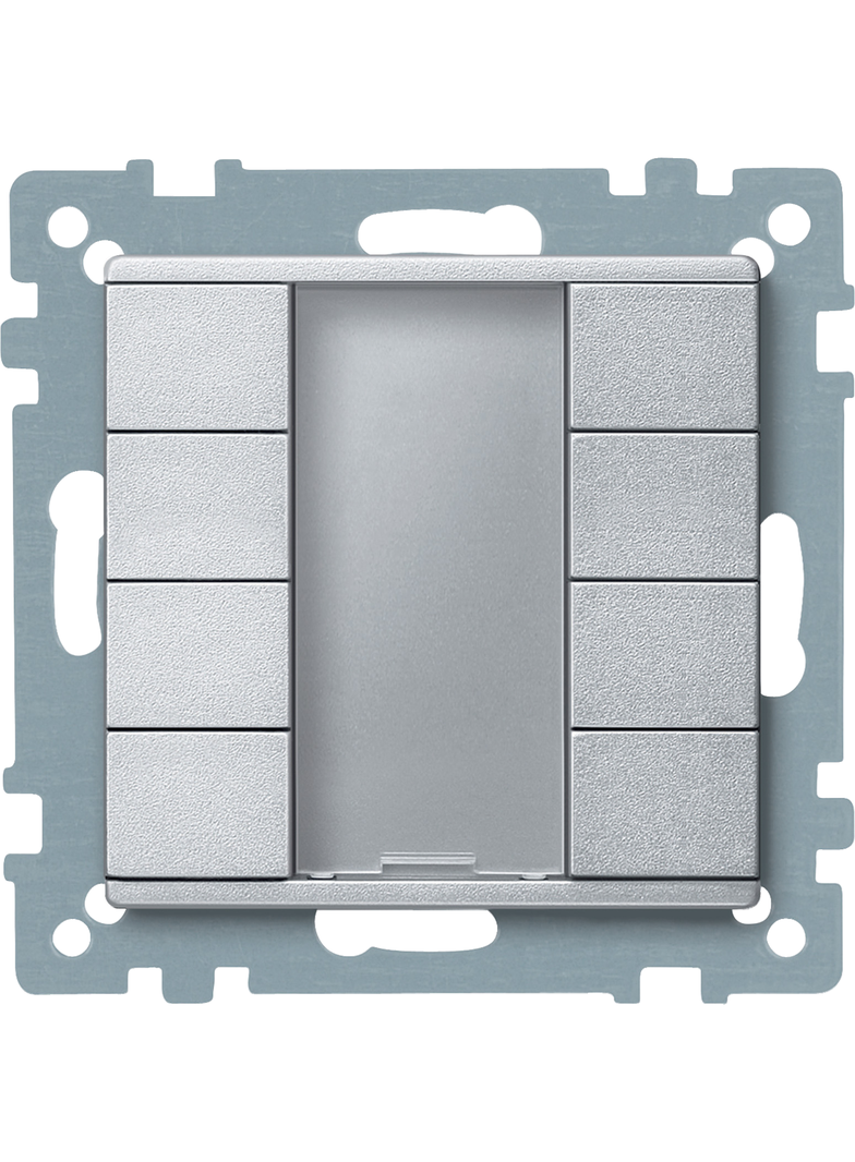 Schneider Electric KNX przycisk natynkowy 4-kr. plus aluminium System M