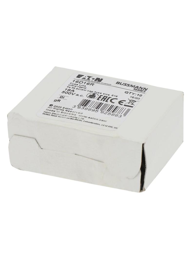 FUSE 16A DI/E16 GR 500VAC Wkładka DI 16A GR 500VAC E16 16D16R EATON