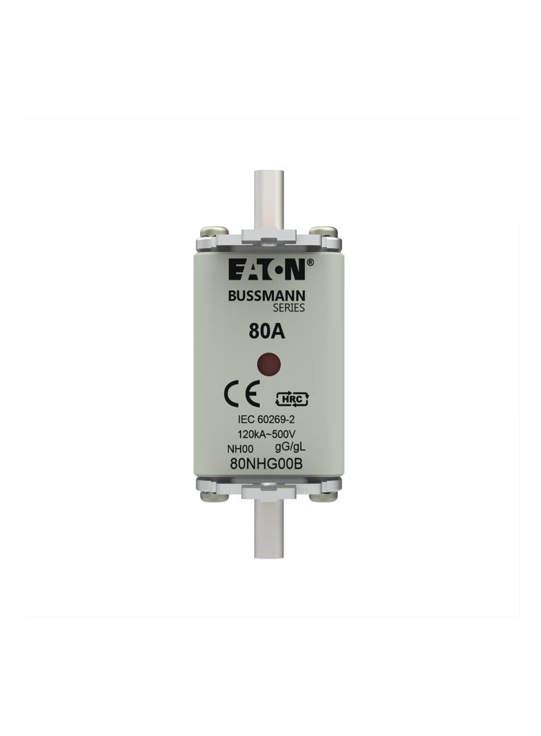 0NH FUSE 80AMP 500V gG SIZE NH00 DUAL IND Wkładka NH00 80A 500V GL/GG podwójny wskaźnik 80NHG00B EAT