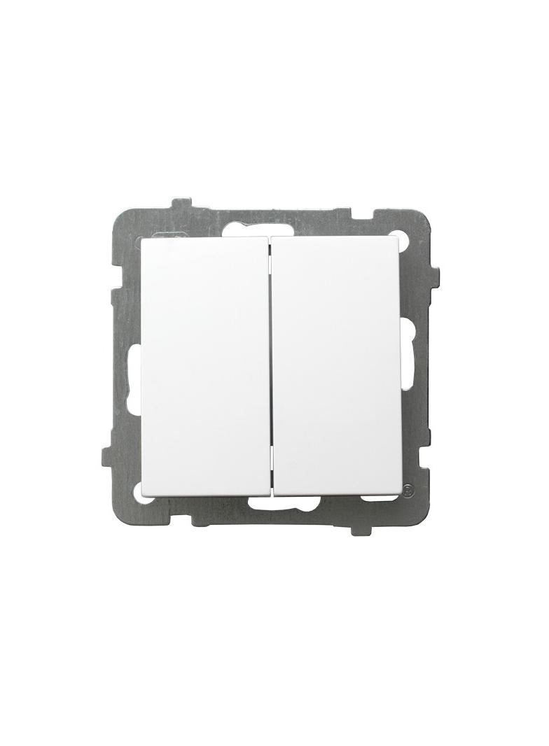 AS Łącznik schodowy + jednobiegunowy - kolor biały