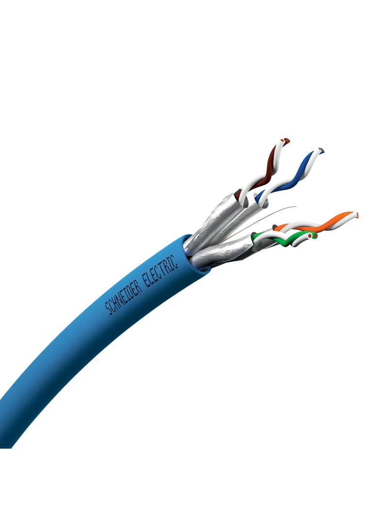 Kabel Actassi LAN U/FTP 4P Cat6subA/sub Euroclass D 550MHz LSZH 500m VDICD62X218 Schneider