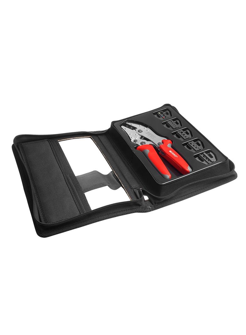 Praska ręczna z kompletem matryc (praska + 5szt matryc + opakowanie)