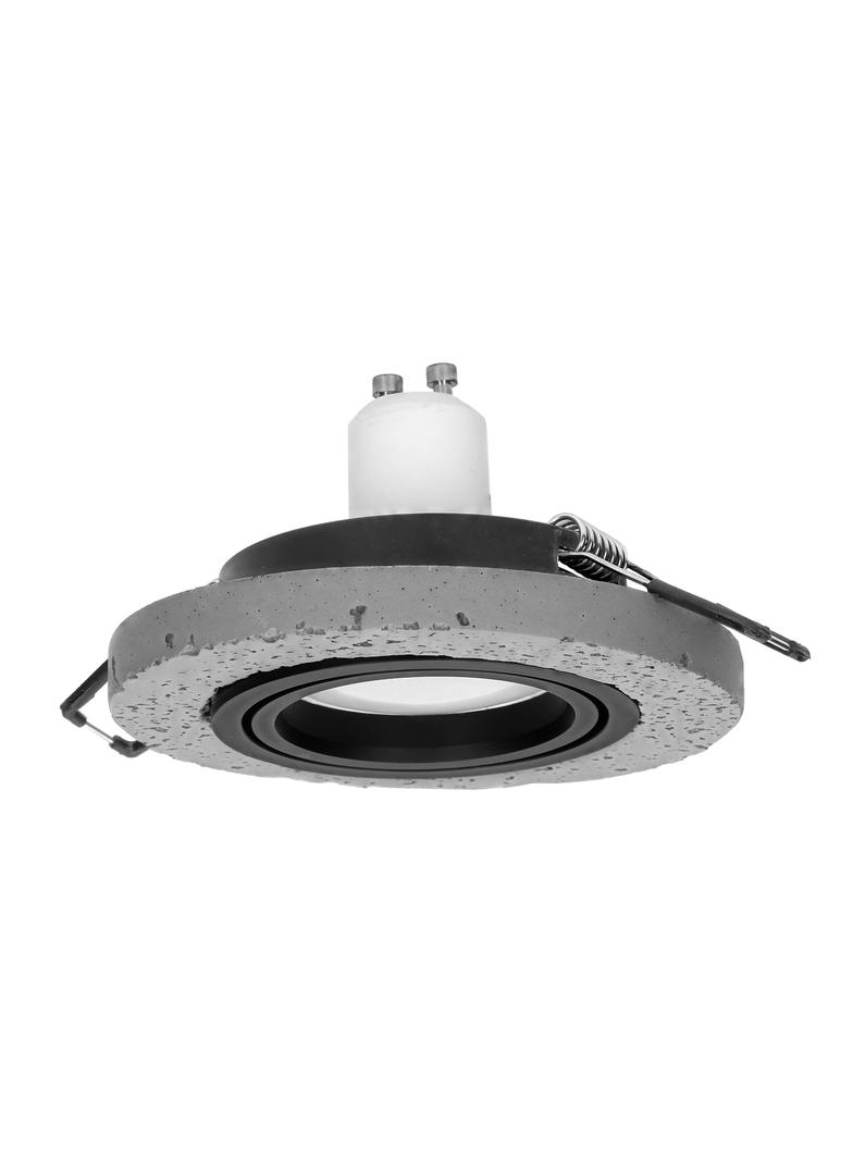 HALISI RM ramka dekoracyjna oprawy punktowej, MR16/GU10 max 50W, koło, ruchoma, czarna AD-OD-6182 ORNO