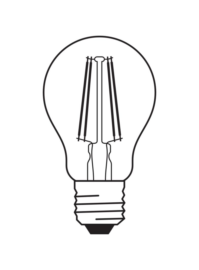 Żarówka LED Vintage 1906 LED CL A FIL GOLD 35 non-dim 4W/824 E27 4058075293090 LEDVANCE