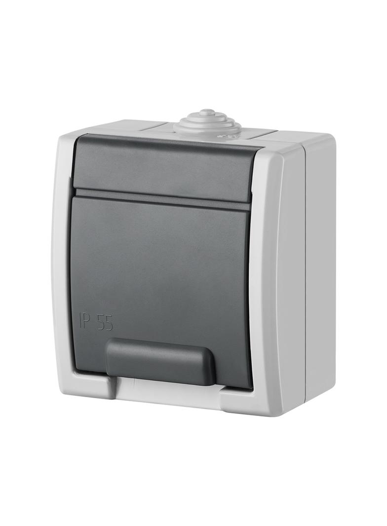 GNT AQUANT 2P+Z szare IP55