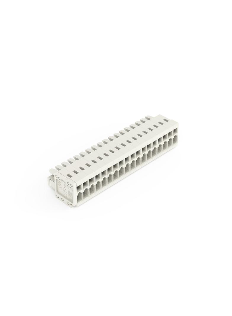 MCS-MINI Classic gniazdo 18-bieg. j-szare raster 3,5 mm /25szt./ WAGO