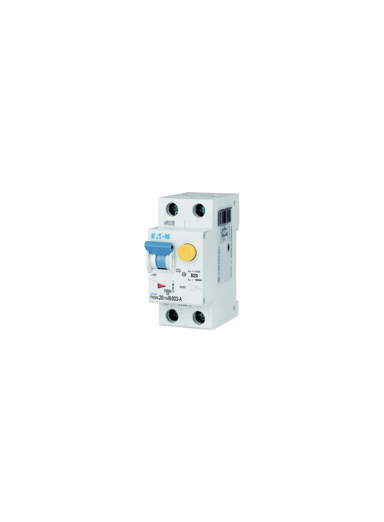 PKNM-20/1N/B/003-A-MW Wyłącznik różnicowonadprądowy 1P+N B20A 30mA typ A 236239 EATON