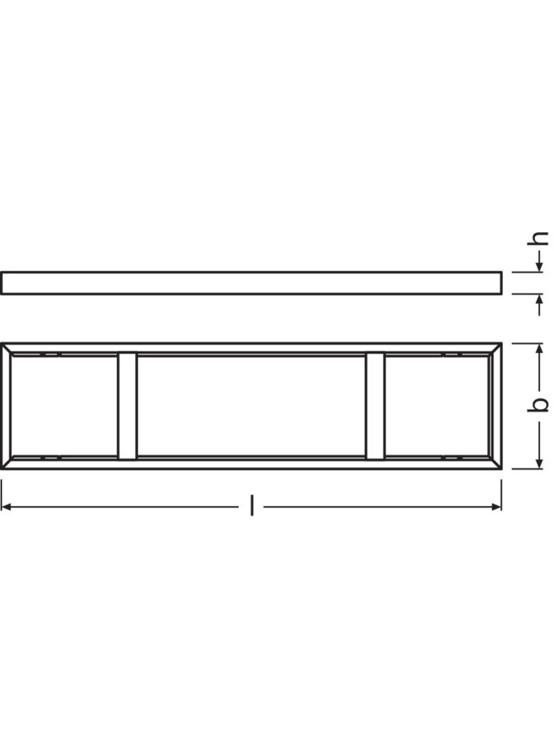 PANEL 1200 SURFACE MOUNT KIT LEDV LEDVANCE