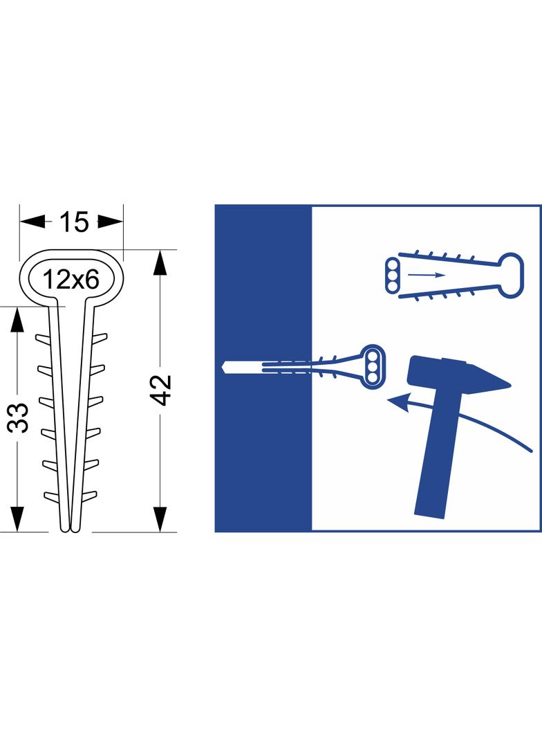 Uchwyt USMP-3 (100szt) 16.2 OPATÓWEK