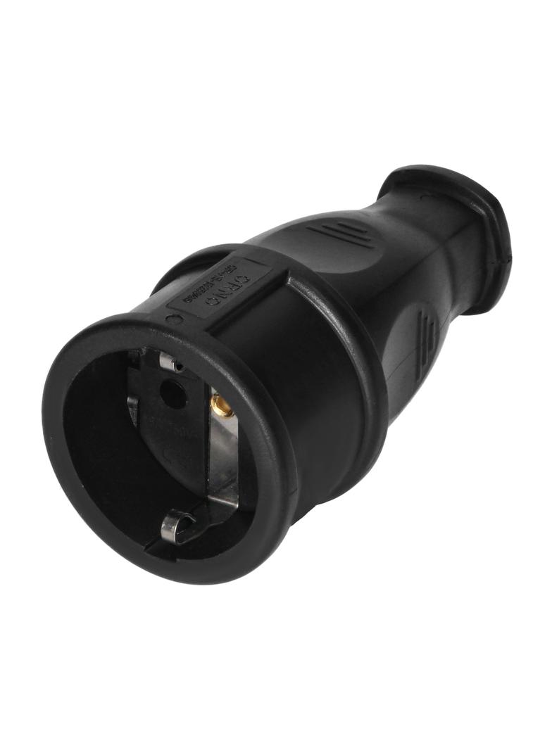 Gniazdo warsztatowe z klapką czarny OR-AE-13258(GS) ORNO