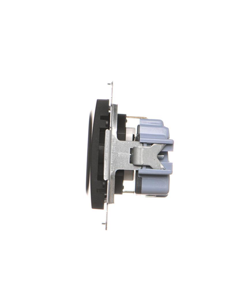 Simon 54 Gniazdo Schuko z przesłonami 16A 250V zaciski śrubowe czarny DGSz1Z.01/49 KONTAKT