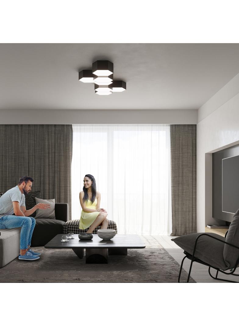 Plafon SUNDE 13 czarny