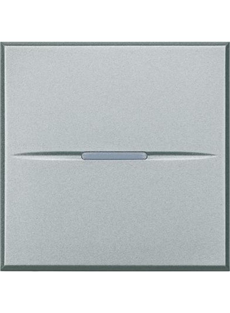 AXOLUTE - Łącznik jednobiegunowy 10AX (zaciski automatyczne) 2 moduły AXIAL aluminium, Bticino