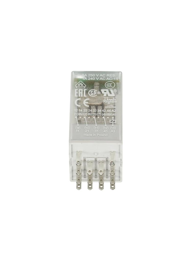 PRZEKAŹNIK CR-M012DC4L, A1-A2=12V DC, 4 STYKI C/O 250V/6A, LED 1SVR405613R4100 ABB