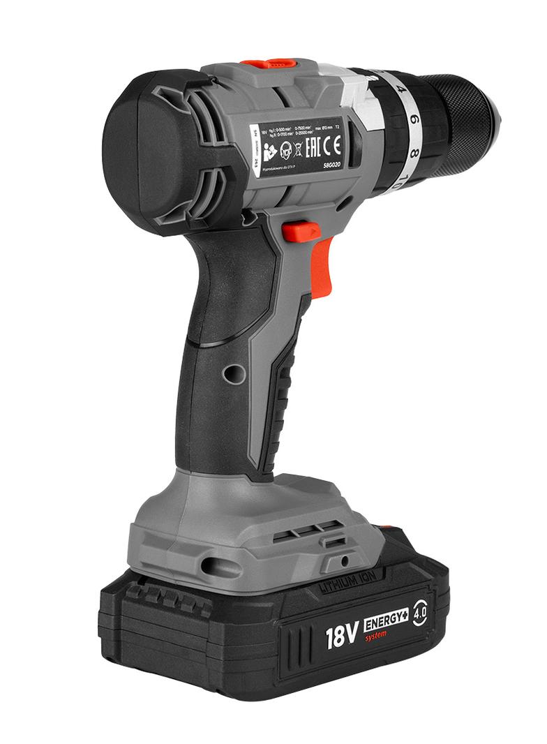 WIERTARKO-WKRĘTARKA AKUMULATOROWA BEZSZCZOTKOWA Z UDAREM ENERGY+ 18V, LI-ION, 13 MM, BEZ AKUMULATORA