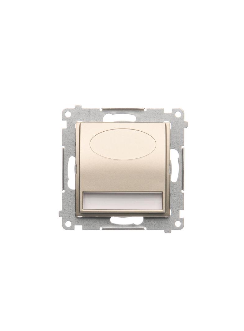 Simon 54 Oprawa oświetleniowa LED 230 V AC 1.1 W białe zimne 5900 K złoty mat DOSA.01/44 KONTAKT