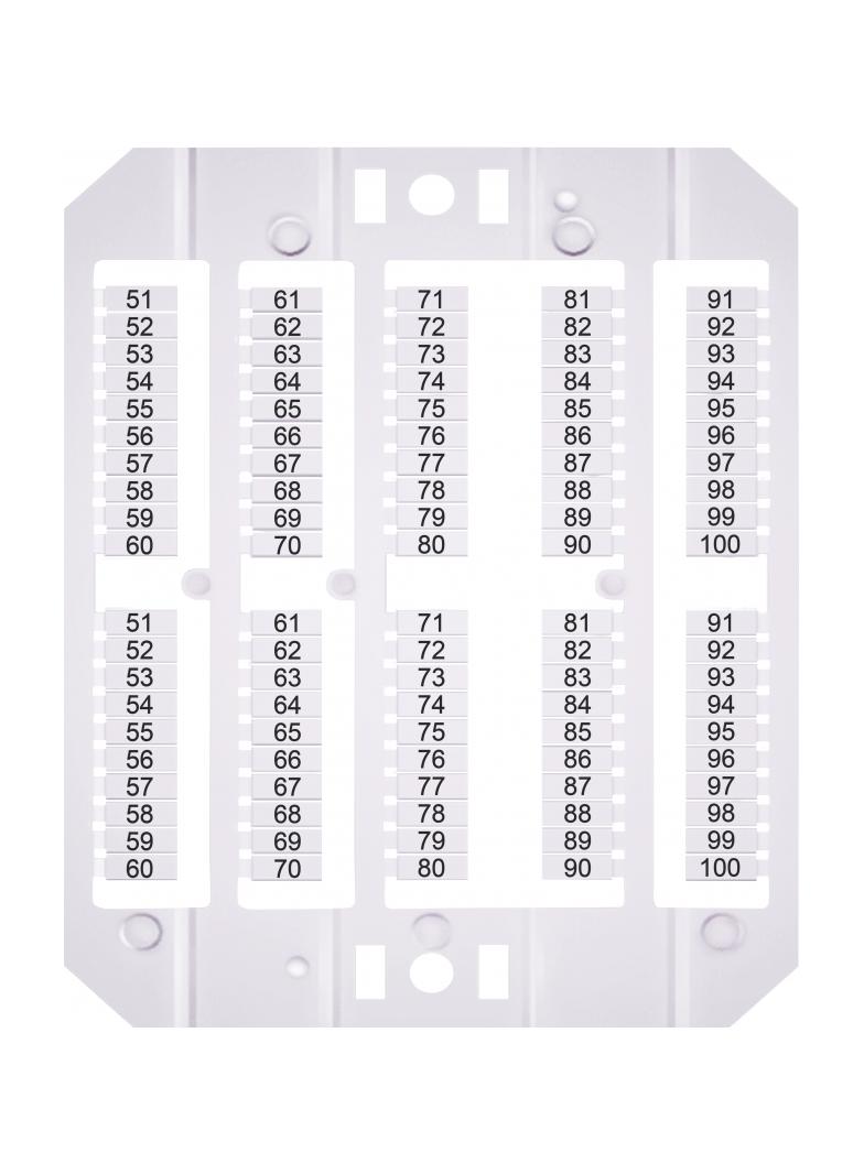 Oznacznik 51-100 (500 szt.) ESP-SHZ/1/51_100 003903198 ETI