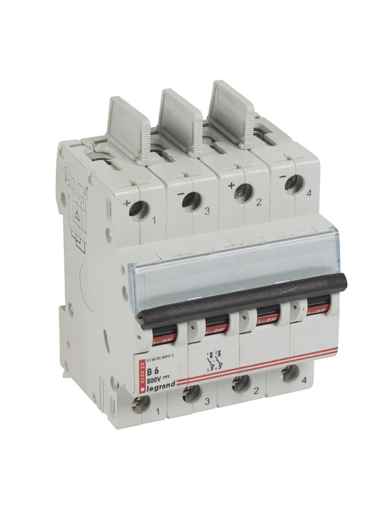 Wyłącznik Nadprądowy PV 2P 6A 800VDC 414424 LEGRAND