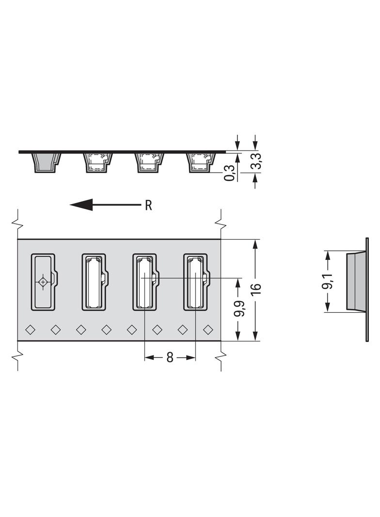 złączka SMD do płytek drukowanych