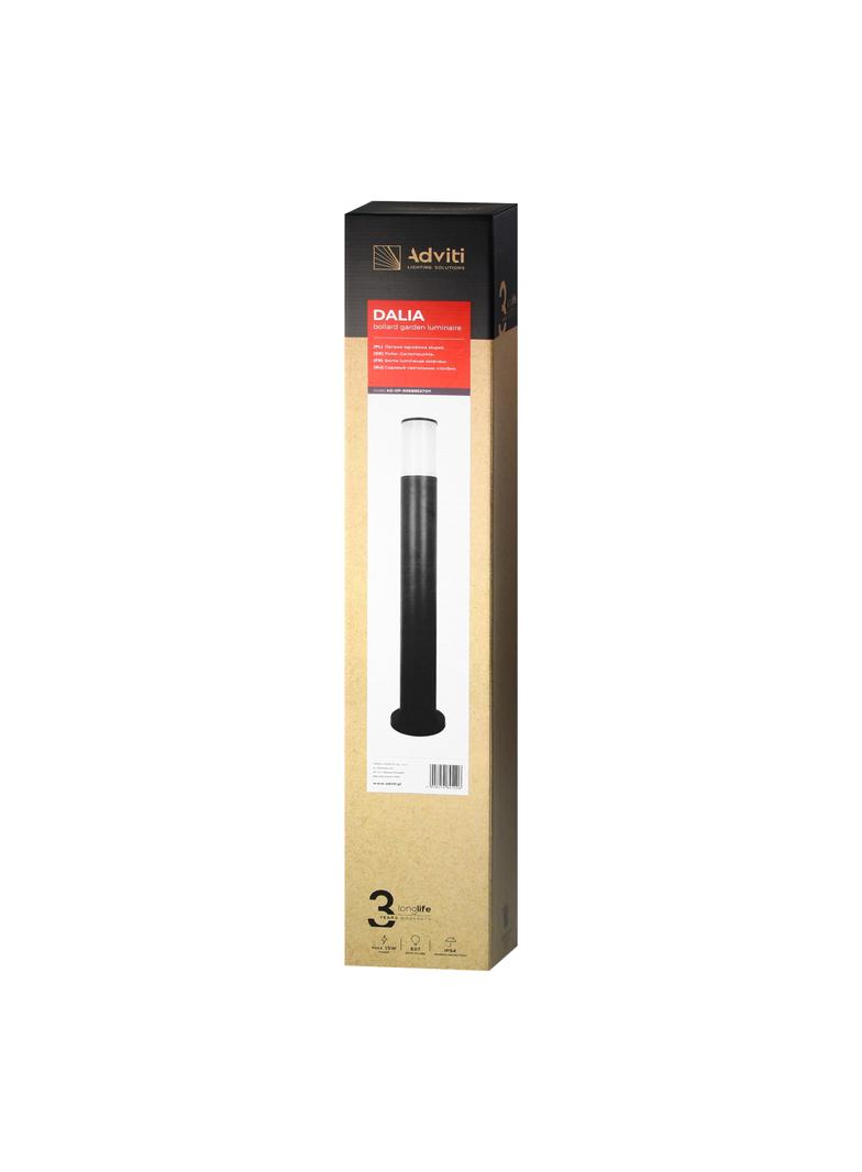DALIA oprawa ogrodowa słupek, E27, max. 15W, IP54, 80 cm, czarny AD-OP-6568BE27SM ORNO