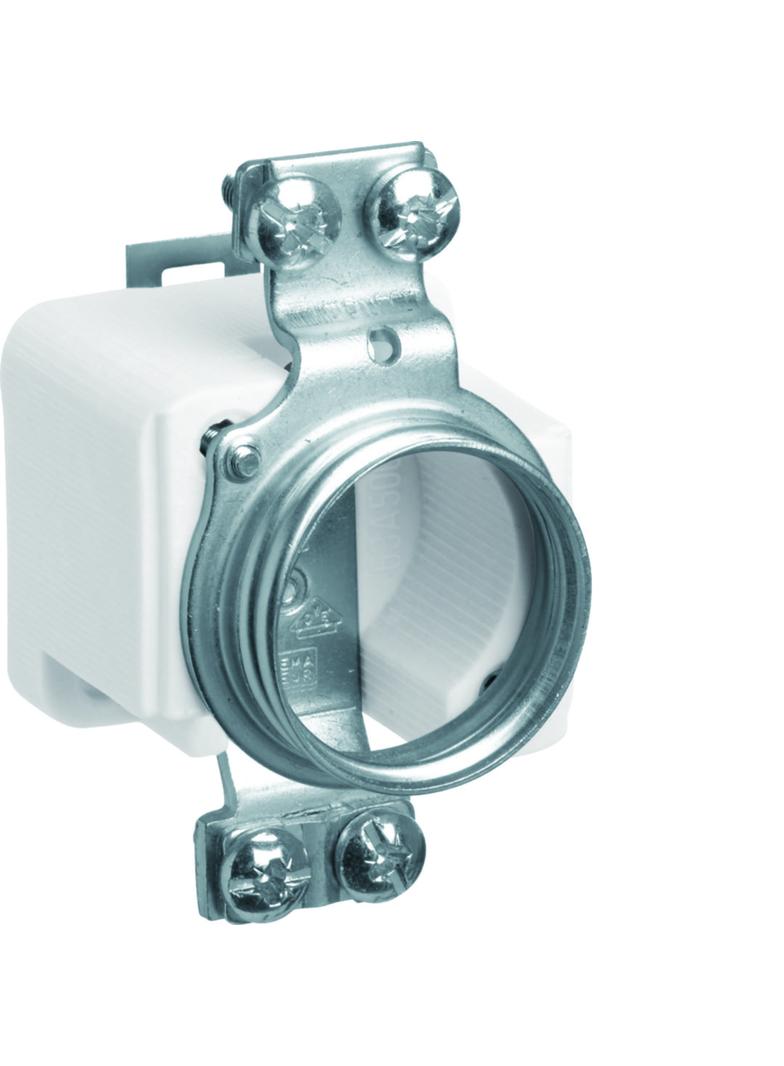 Gniazdo bezp. ceram. DIII E33 1P 63A 500V TS35 zac.pałąk. 10mm2 LE33K-SS HAGER