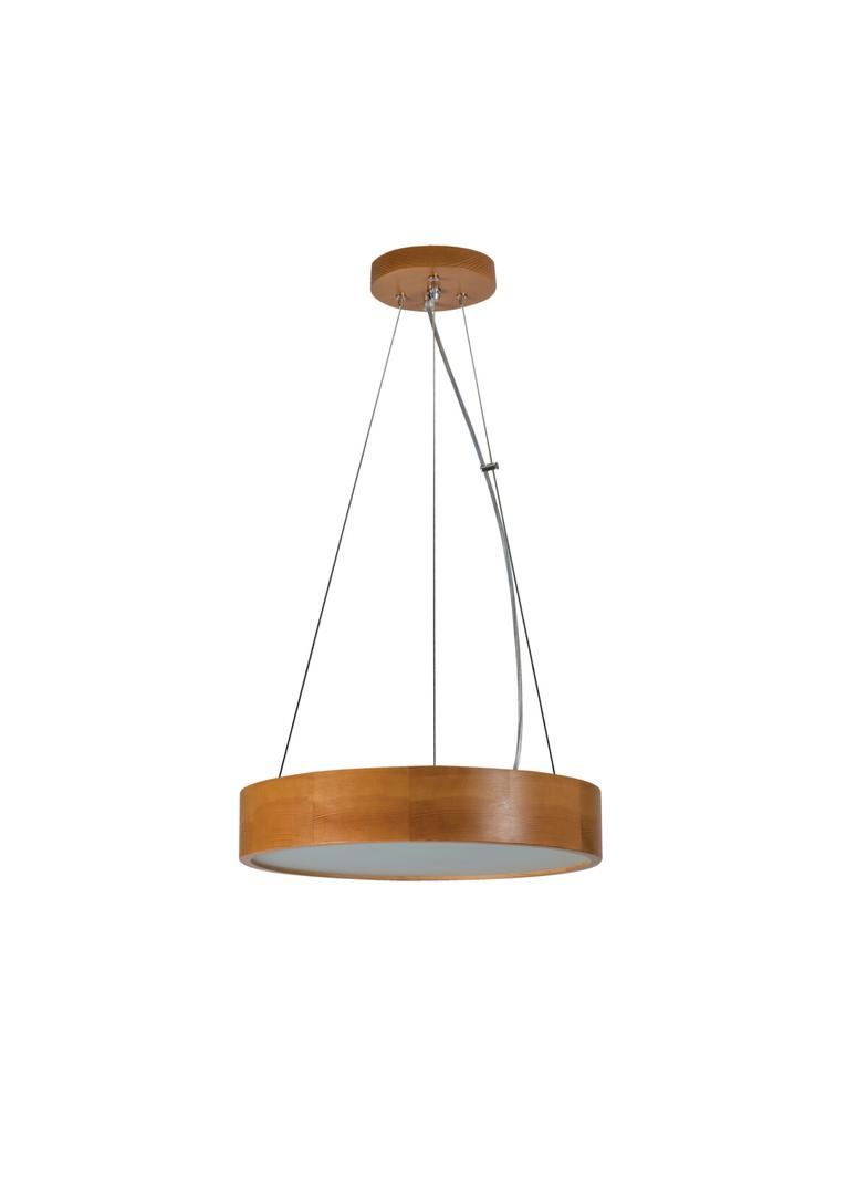 JASMIN C 370-G/O Plafoniera drewniana wisząca JASMIN C 370-G/O okrągła 37cm kolor złoty dąb 2XE27 KA 36500 KANLUX