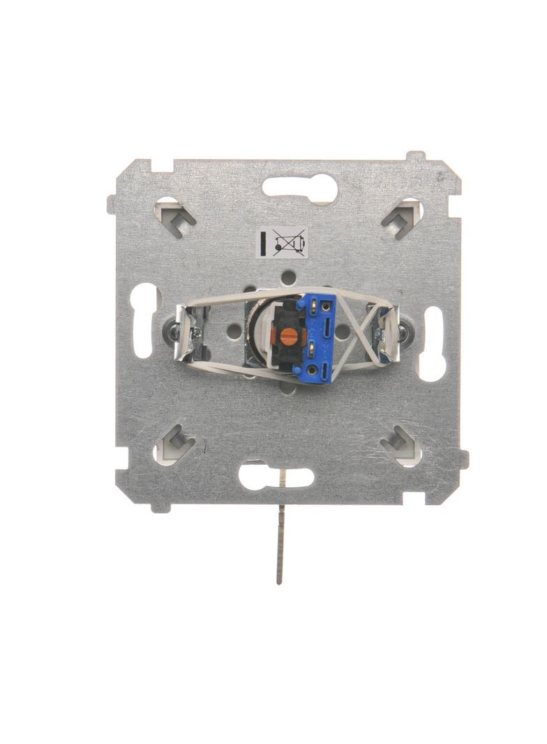 Łącznik na kluczyk pojedynczy jednobiegunowy 2 pozycyjny /0-I/ styk 1Z 5A 250V DW1K.01/44 KONTAKT