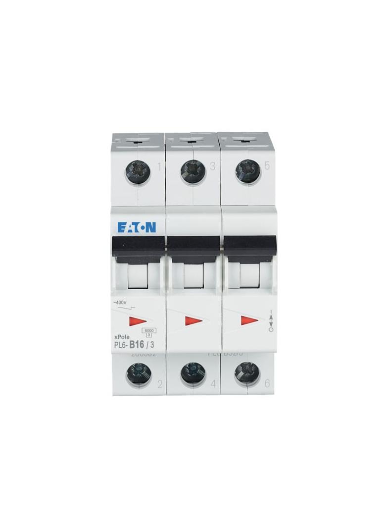 PL6-B16/3 Wyłącznik nadprądowy 6kA B16A 3P 286589 EATON