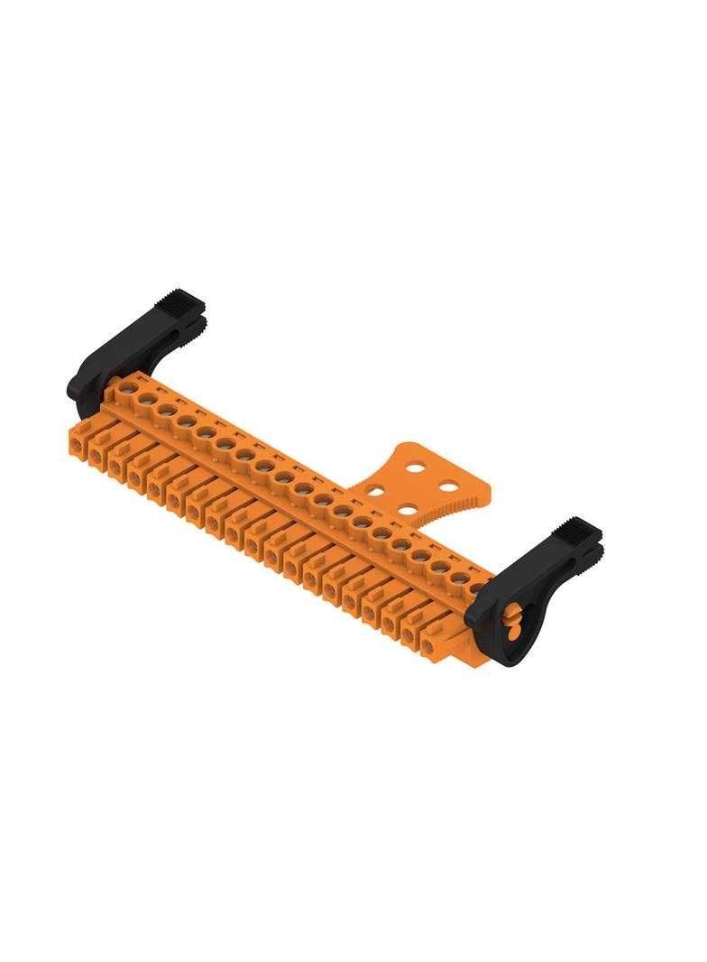 BCZ 3.81/19/180LRZE SN OR BX Wtyk PCB (złącze wiązki), 3.81 mm, Liczba biegunów: 19, Przyłącze z jarzmem /50szt./ 1236940000 WEIDMÜLLER