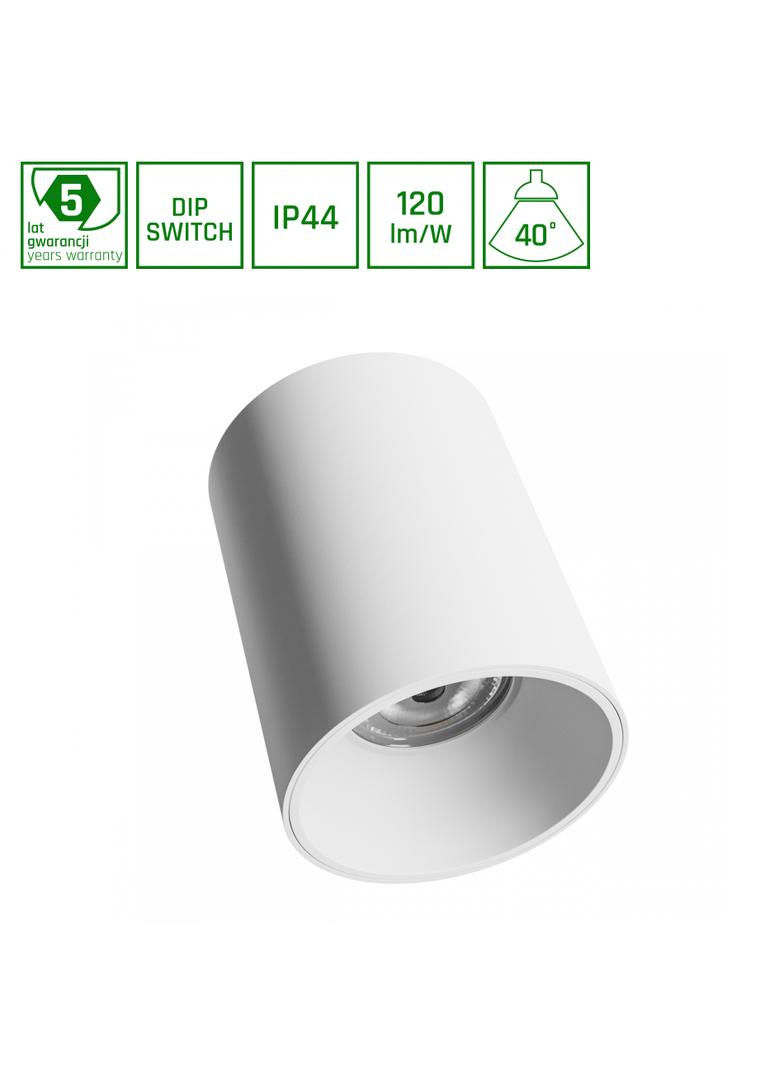 ORBITO NATYNKOWA 14-27W NW 230V 40ST IP44 UGR<19 RA90 FI115X152MM BIAŁY OKRĄGŁA 5 LAT