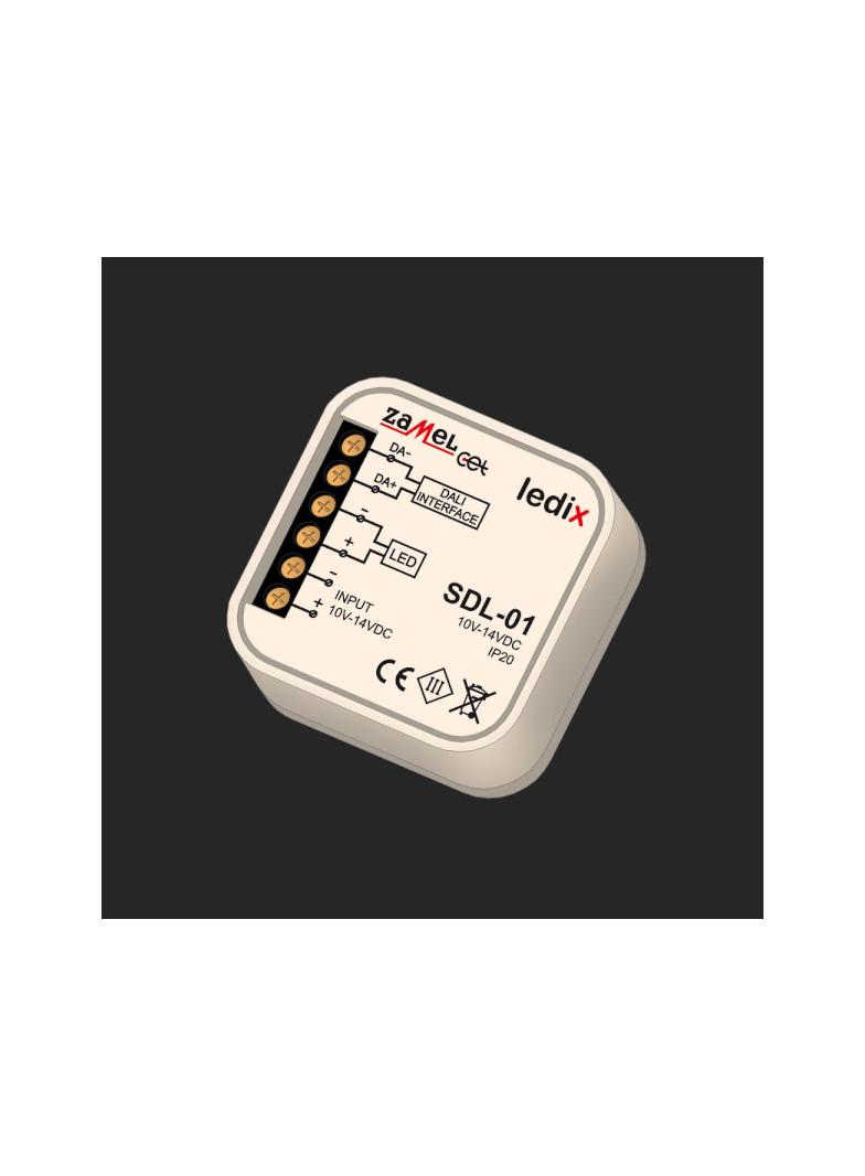 Sterownik DALI jednokolorowy TYP: SDL-01