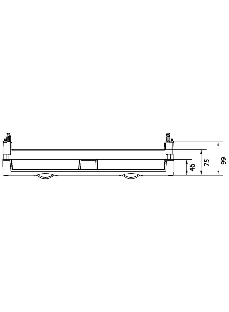univers N 300x500mm podzespół dla wyłączników mocy H3+ 2xP250 UK22LH1 HAGER