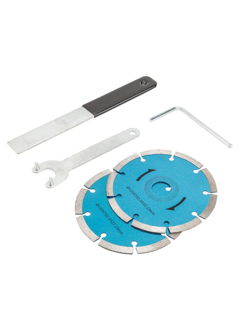 Bruzdownica 1320W, tarcza 125 x 22.2 mm, walizka