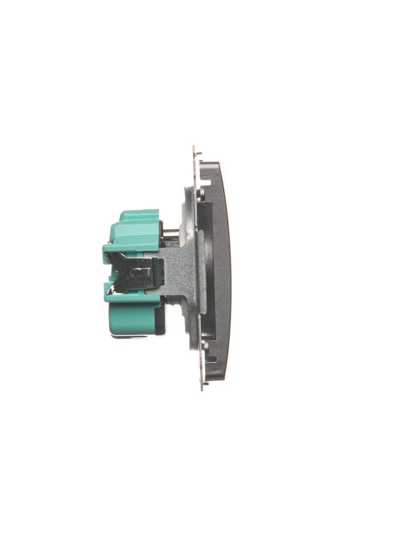 Simon Basic Gniazdo wtyczkowe z uziemieniem 16A 250V zaciski śrubowe stal inox BMGZ1.01/21 KONTAKT