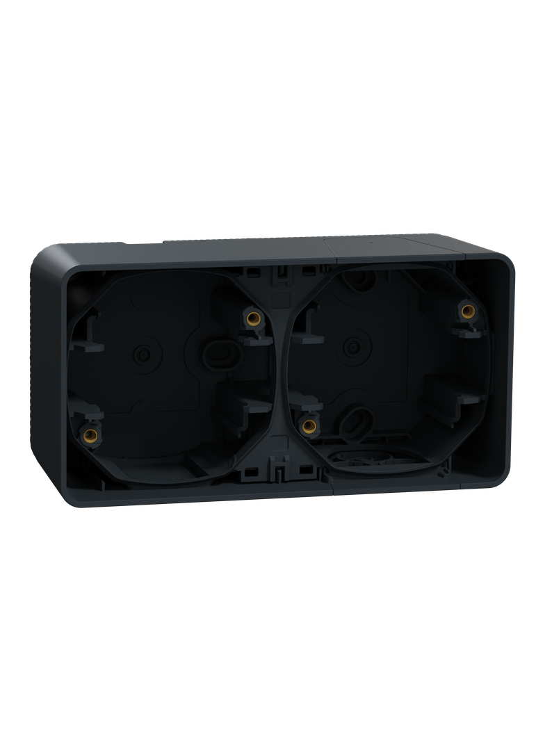 Mureva, podstawa naścienna podwójna pozioma, antracyt