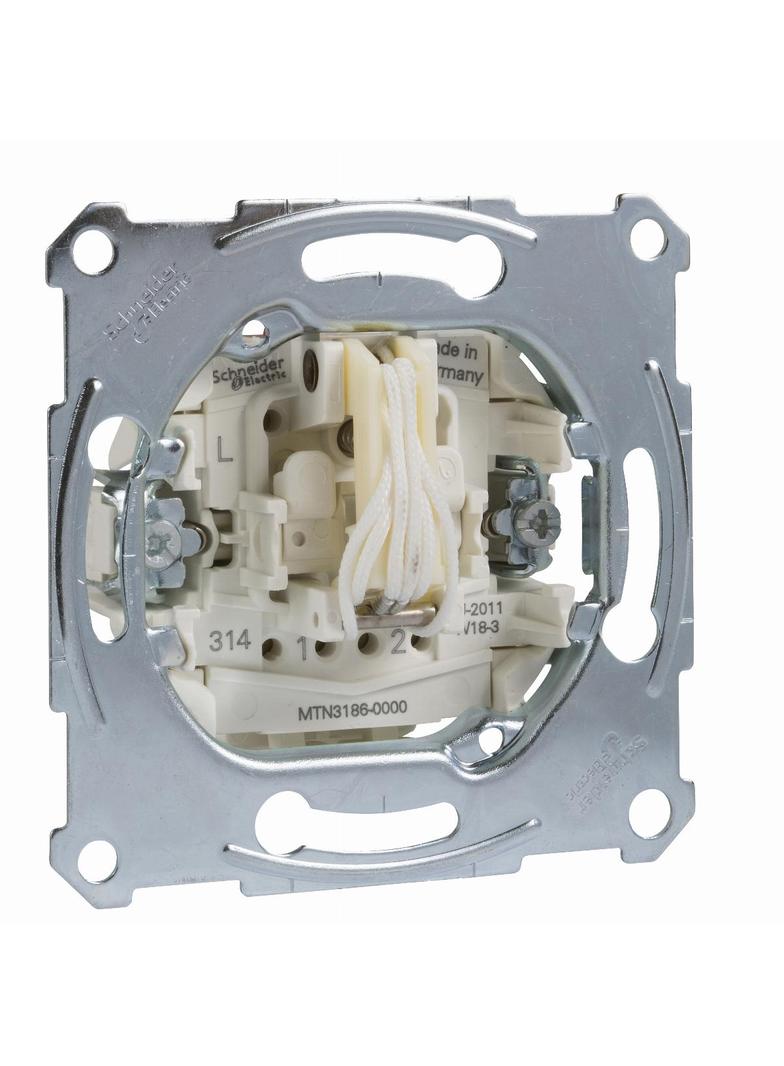 Merten, mechanizm łącznika cięgnowego z funkcją łącznika schodowego 10AX 250 V