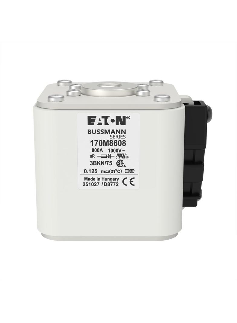 FUSE 800A 1000V 3BKN/75 AR UR Wkładka szybka 800A AC 1000V rozmiar 3 74x92x76 mm aR IEC UL 170M8608