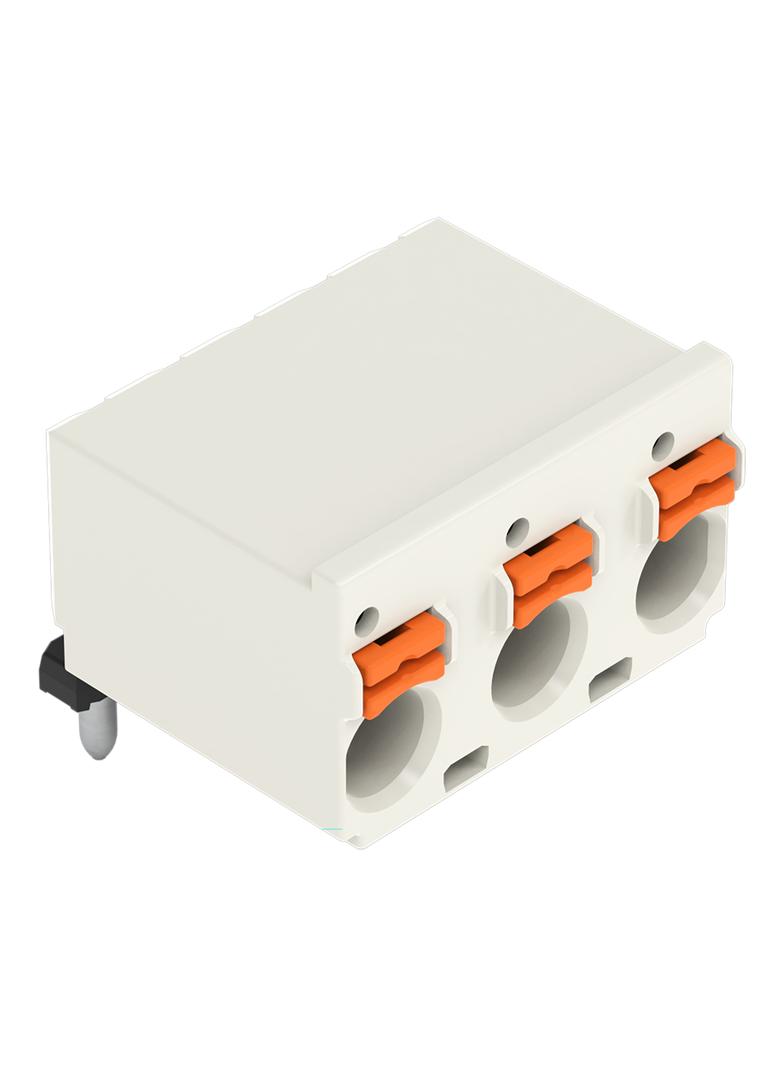 Gniazdo picoMAXeCOM raster 7,5mm 3‑biegunowe z kątowymi pinami lutowniczymi bez płytki 2092‑3373 /100szt./ WAGO