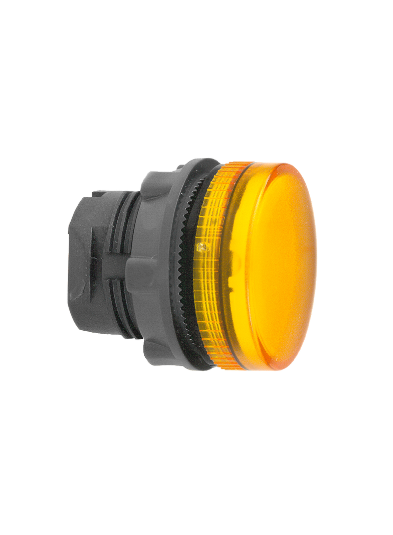 Harmony XB5 Lampka sygnalizacyjna pomarańczowa żarówka BA9s plastikowa karbowana