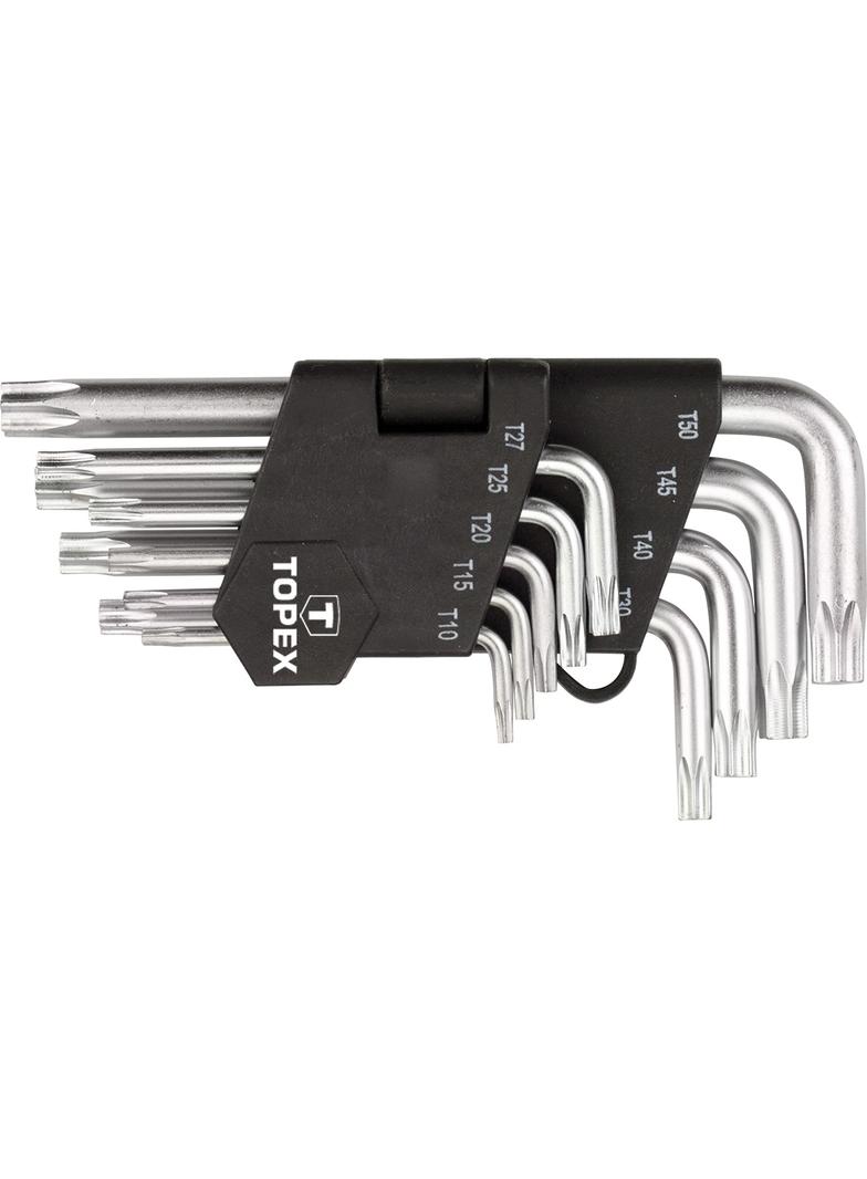 Klucze Torx T10-T50, zestaw 9 szt.