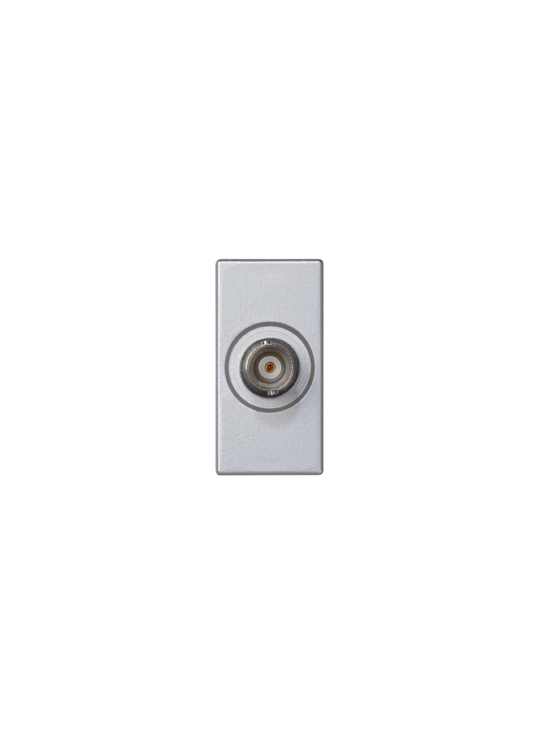 "Simon CONNECT TSC-K102D-8 Płytka K45/2 złącza BNC 22,5x45mm + wkład