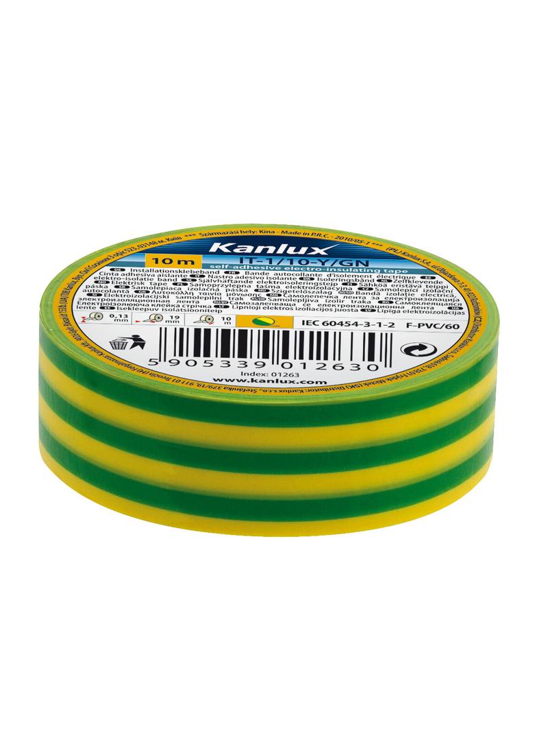 Taśma samoprzylepna elektroizolacyjna IT-1/20-Y/GN /10szt./ 1277 KANLUX