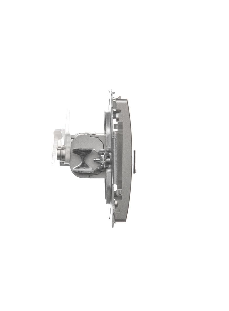 Simon Basic Gniazdo komputerowe RJ45 kategoria 6 podwójne ekranowane z przesłoną przeciwkurzową Mont