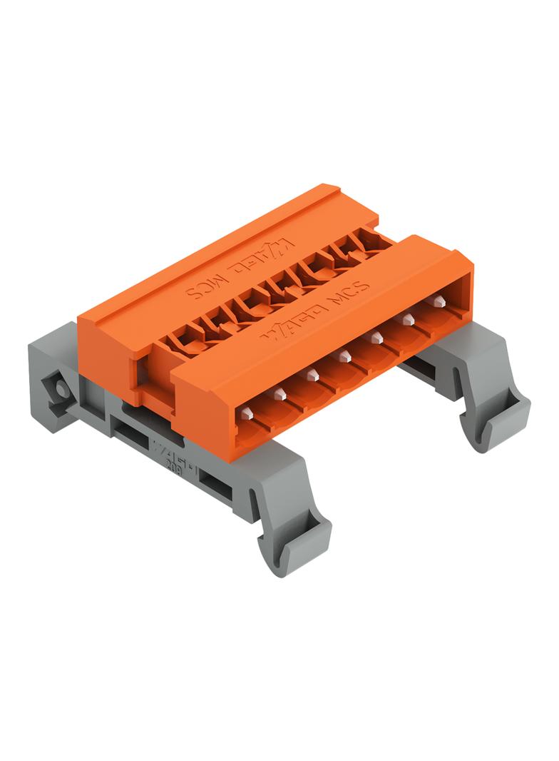 MCS-MIDI Classic wtyk dwustronny 7-bieg. pomarańczowy raster 5,08 mm /25szt./ WAGO