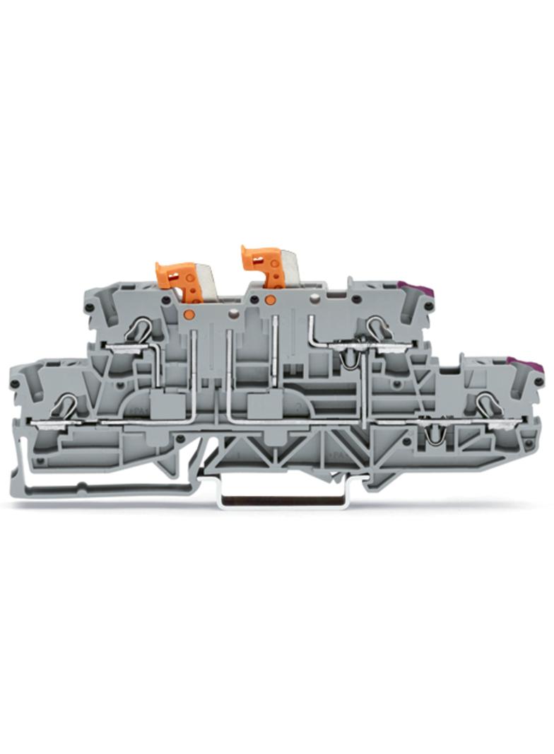 TOPJOBS złączka 2-piętrowa 2,5 mm2 rozłączalna szara /50szt./ WAGO