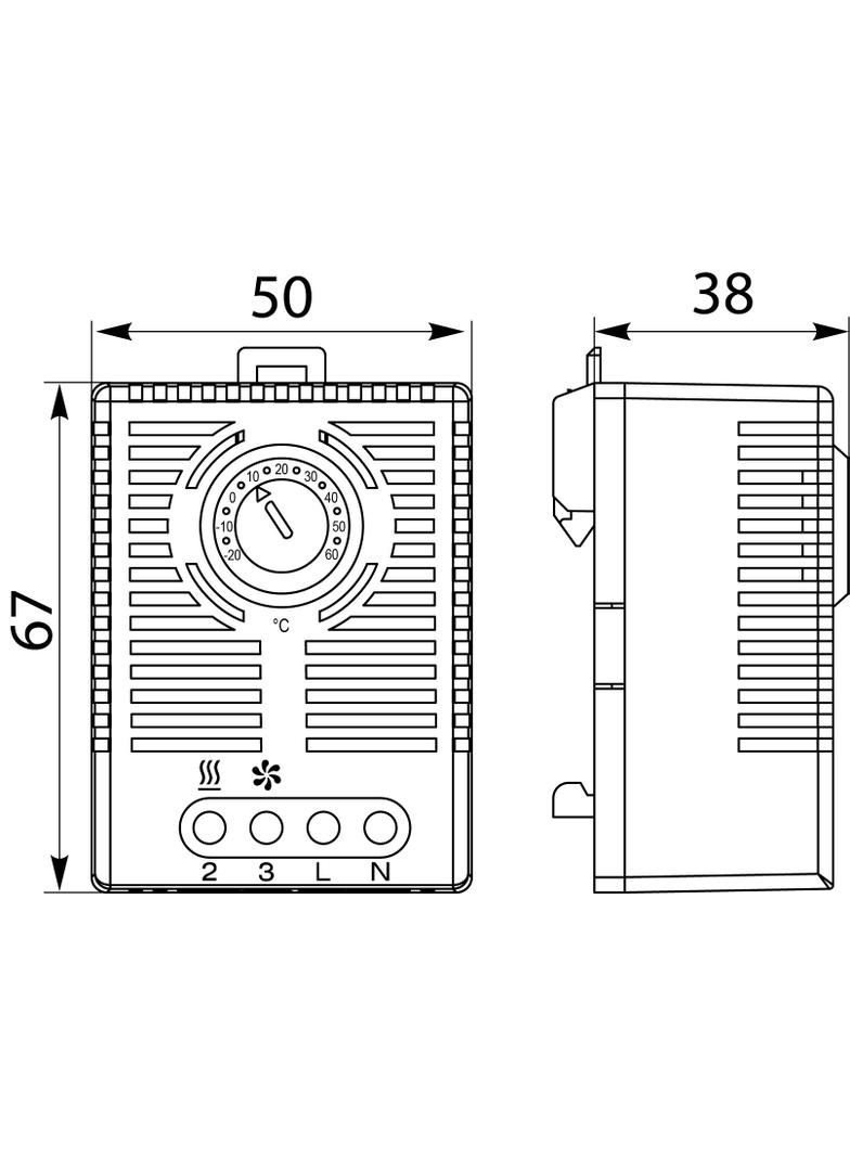Termostat elektroniczny TE50 OPATÓWEK