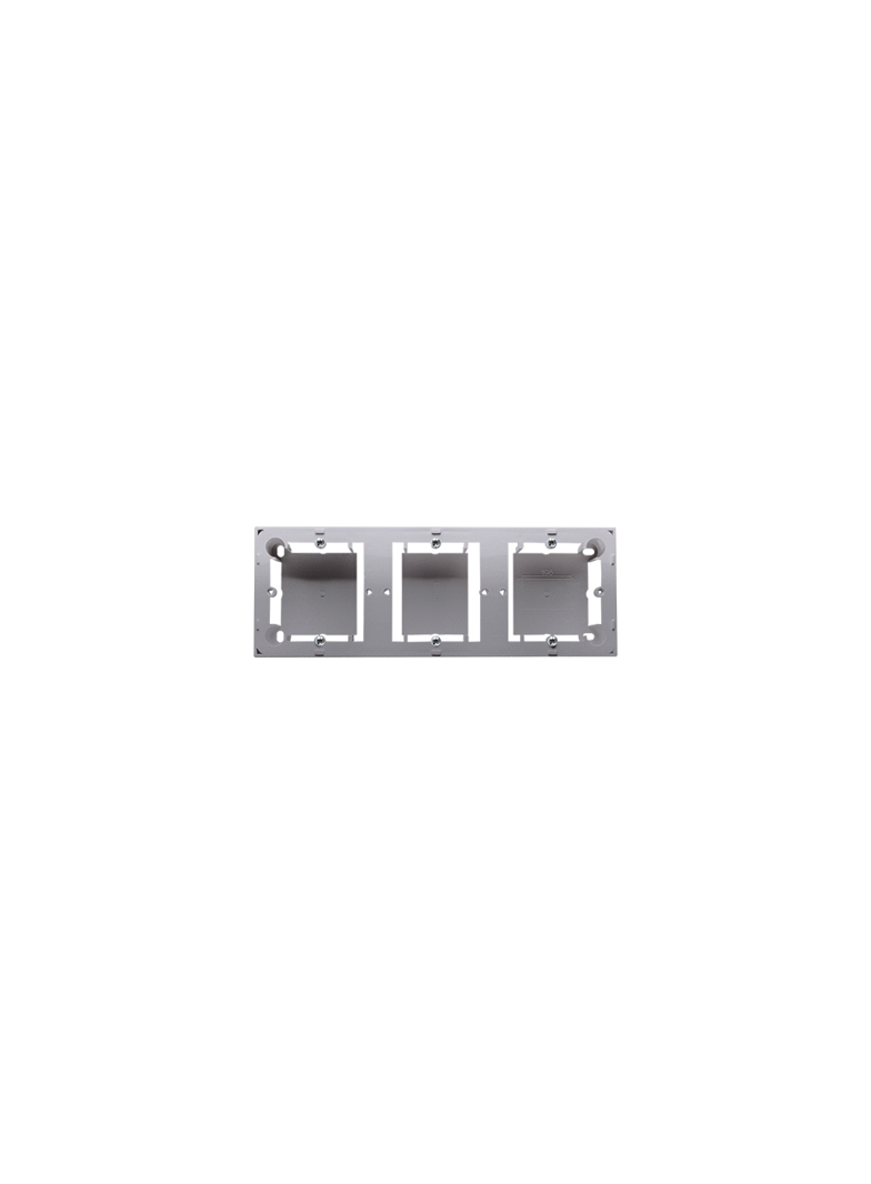 puszki instal. Puszka natynkowa płytka (31mm) potrójna stal inox MPN3/21 KONTAKT