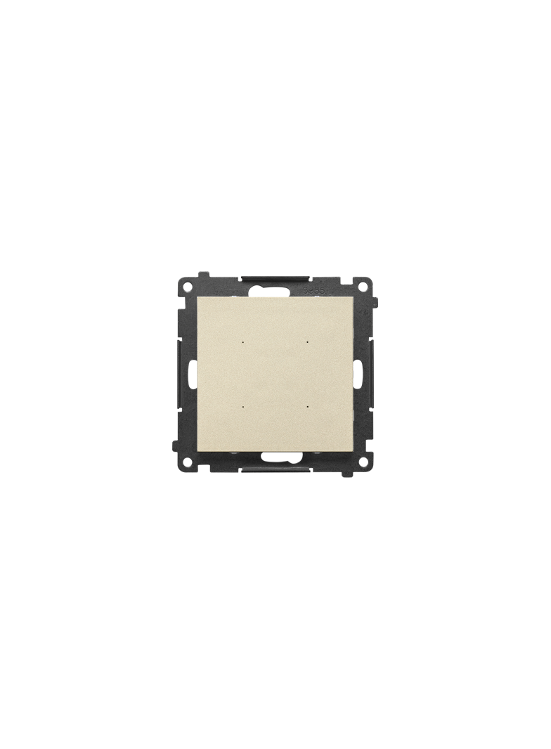 Simon 55 SWITCH – Sterownik przyciskowy oświetleniowy pojedynczy sterowany smartfonem Szampański mat TEW1W.01/144 KONTAKT